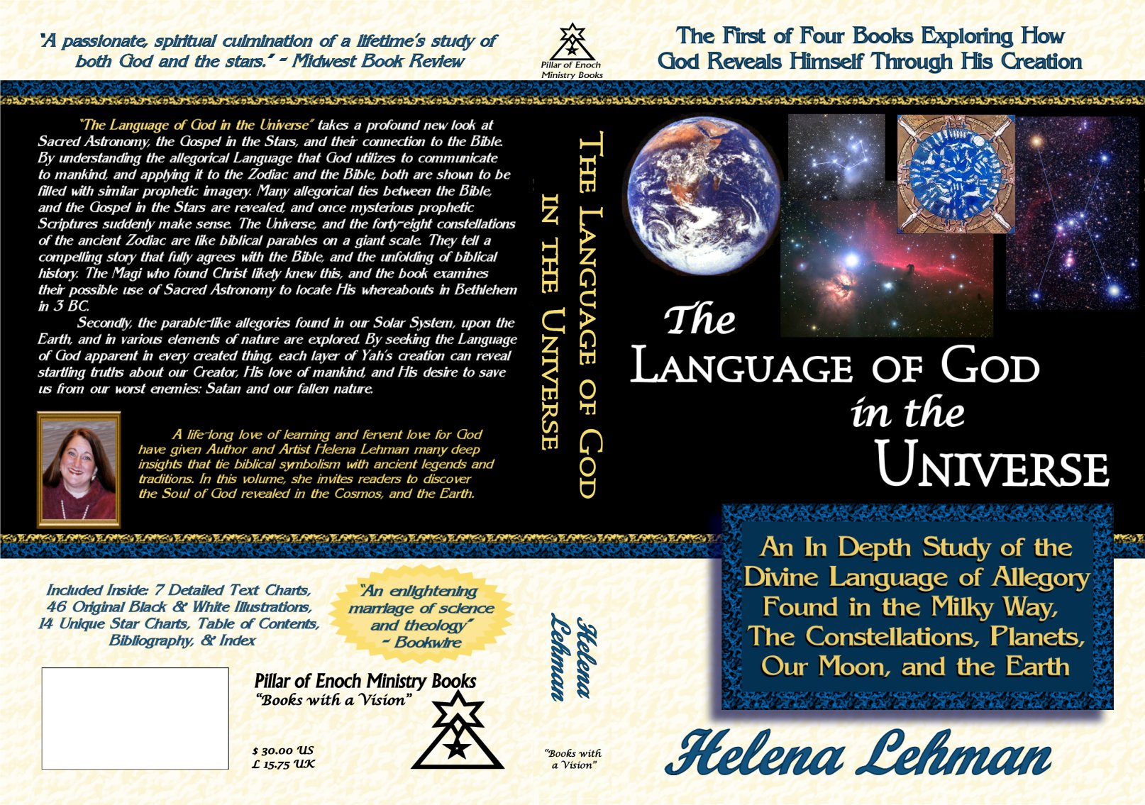 Cover for The Language of God in the Universe by Helena Lehman